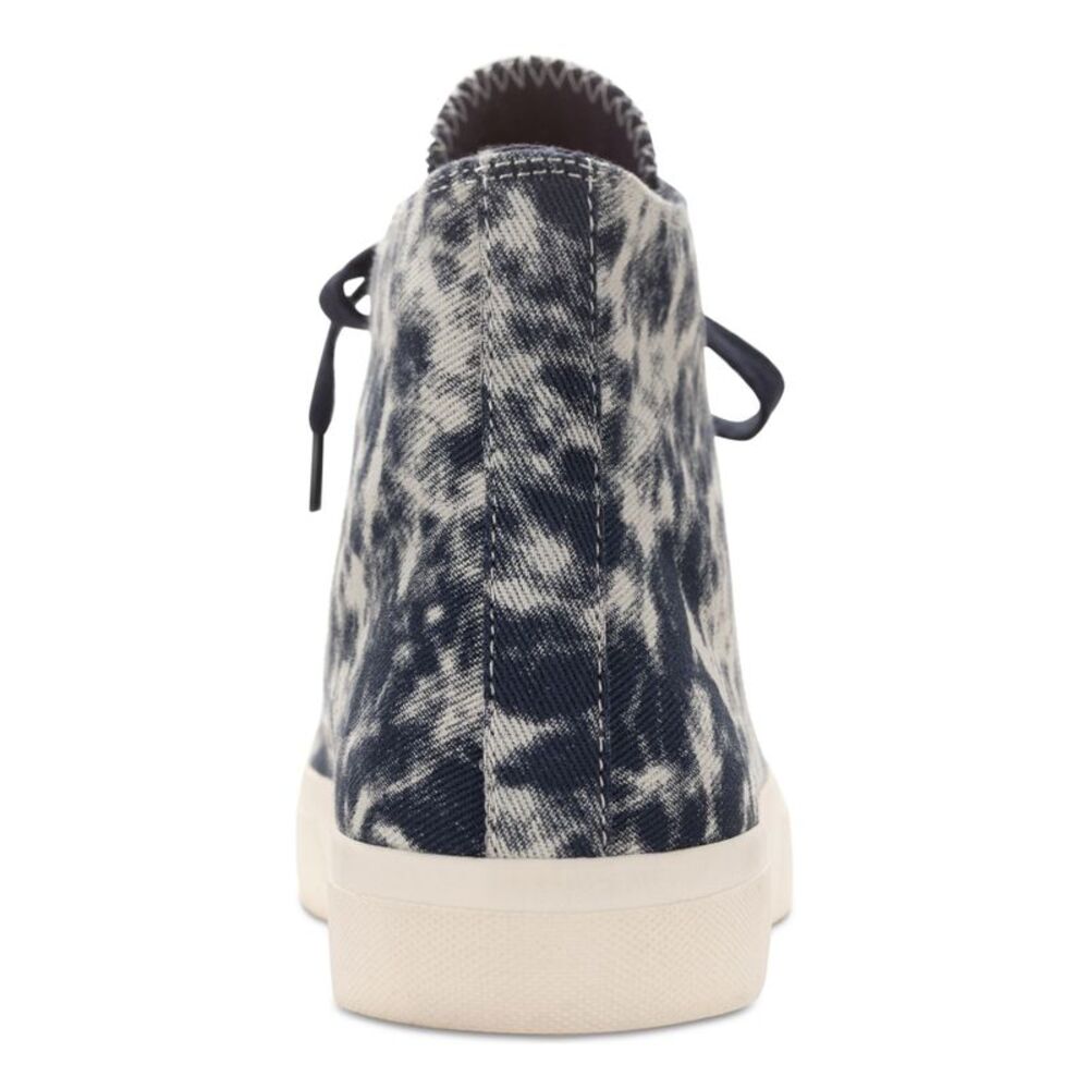 SUN STONE Mens Navy Tie Dye Comfort Mesa Round Toe Lace-Up Sneakers Shoes 10 M - Picture 2 of 4